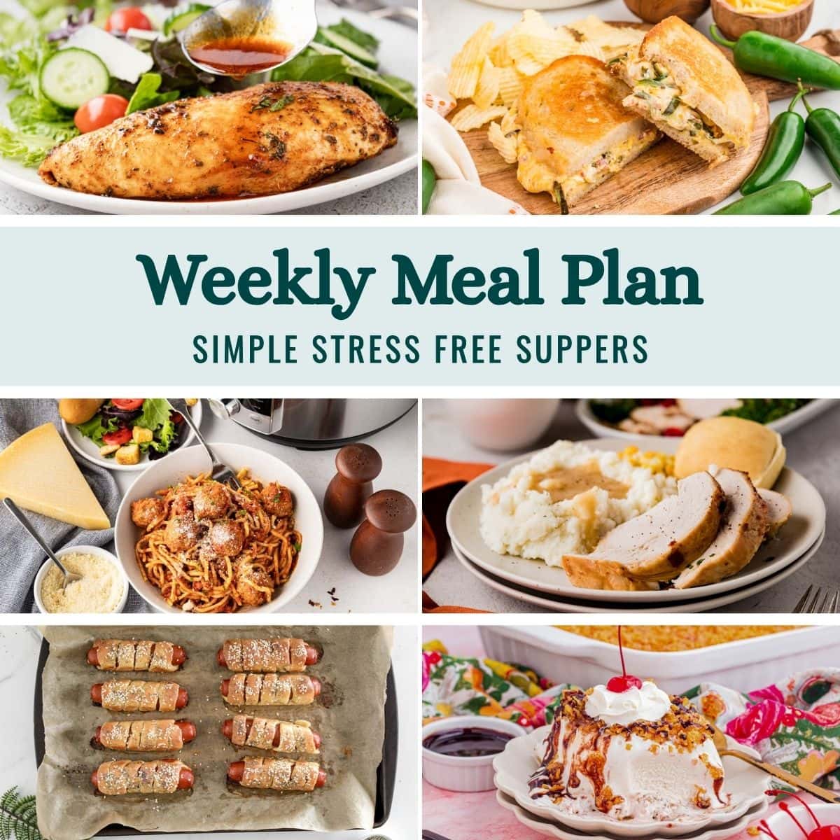 Weekly Meal Plan Menu for the Week of May 18, 2026 image graphic.