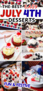 40+ of the Best 4th of July Desserts, fun and festive easy recipes Pinterest image