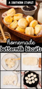 Southern Buttermilk Biscuits recipe Pinterest image