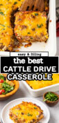 Cattle Drive Casserole recipe Pinterest image