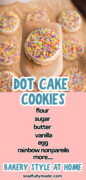 Viral Dot Sprinkle Cookies recipe Pinterest image