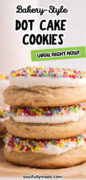 Viral Dot Sprinkle Cookies recipe Pinterest image