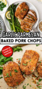 Oven Baked Garlic Parmesan Pork Chops re