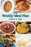 Meal Plan collage image for August 3, 2026