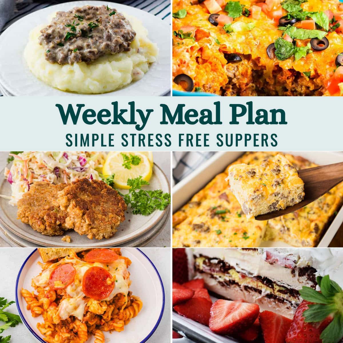 Meal Plan Collage for July 6th, 2026