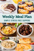 Weekly Meal Plan collage image for August 10, 2026