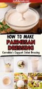 Creamy Parmesan Salad Dressing recipe Pinterest image