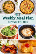 Meal Plan for the Week of September 21, 2026