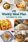 Meal Plan for the Week of September 28, 2026