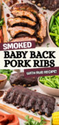 Smoked Baby Back Ribs recipe Pinterest image