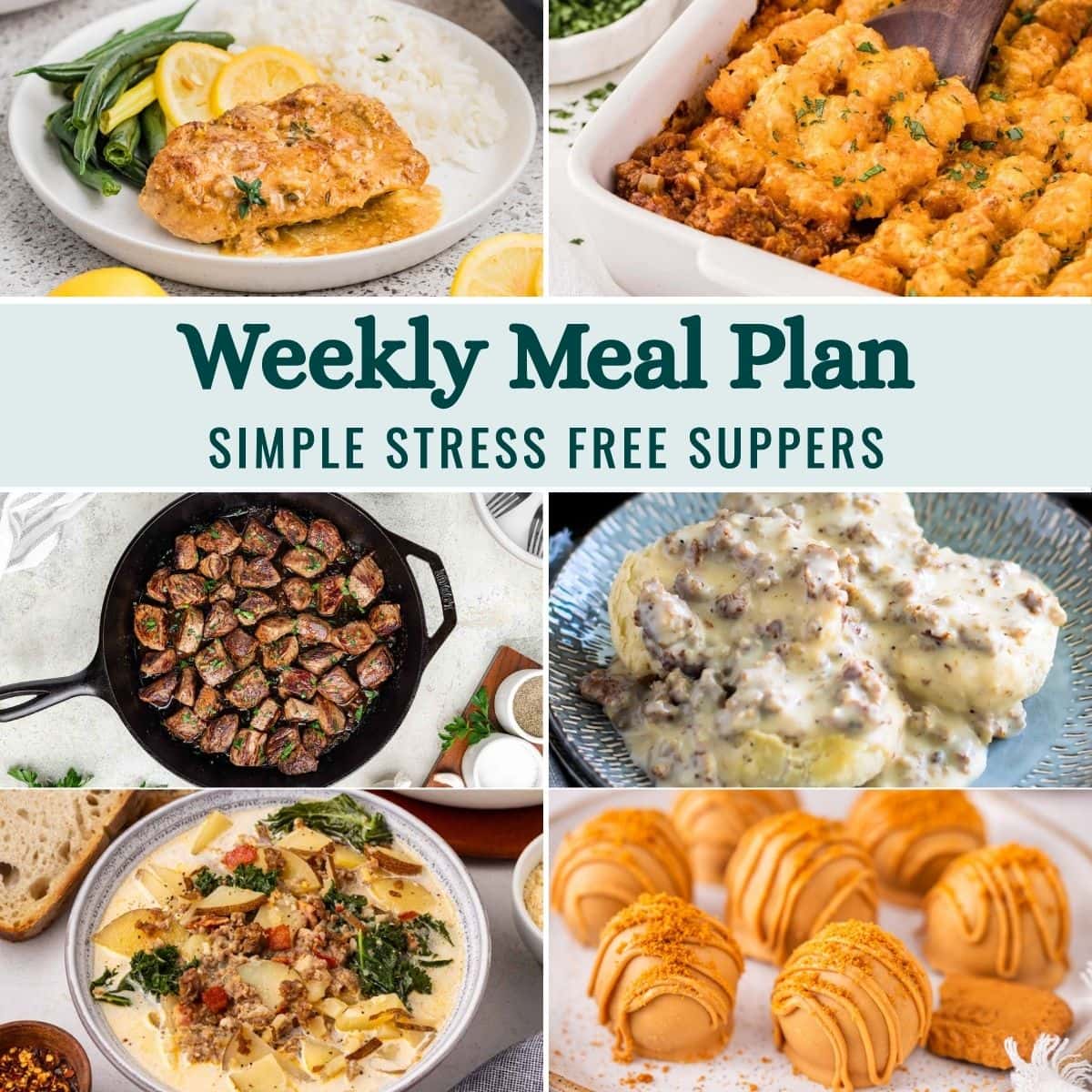 Meal Plan grid image for the Week of November 2, 2026.