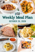 Meal Plan for the Week of October 26, 2026