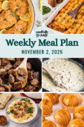 Weekly Meal Plan November 2, 2026 Pinterest image